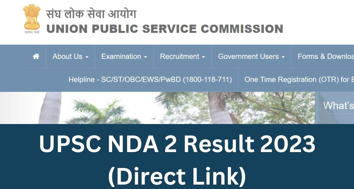 UPSC NDA 2 Result